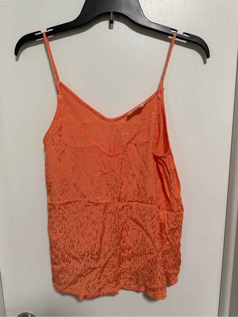 Nation LTD Women's Orange Lace Cami Tank Top